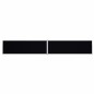 vidaXL Seitenmarkise Ausziehbar Schwarz 200x1200 cm vidaXL Seitenmarkise Ausziehbar Schwarz 200x1200 cm