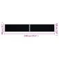 vidaXL Seitenmarkise Ausziehbar Schwarz 200x1200 cm vidaXL Seitenmarkise Ausziehbar Schwarz 200x1200 cm