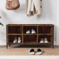 vidaXL Schuhregal Räuchereiche 100x35x50 cm Holzwerkstoff vidaXL Schuhregal Räuchereiche 100x35x50 cm Holzwerkstoff