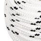 vidaXL Arbeitsseil Weiß 16 mm 100 m Polyester vidaXL Arbeitsseil Weiß 16 mm 100 m Polyester