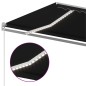 vidaXL Automatische Markise mit LED & Windsensor 5x3,5 m Anthrazit vidaXL Automatische Markise mit LED & Windsensor 5x3,5 m Anthrazit