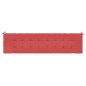 Gartenbank-Auflage Rot 200x50x3 cm Oxford-Gewebe Gartenbank-Auflage Rot 200x50x3 cm Oxford-Gewebe