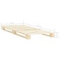 vidaXL Palettenbett Massivholz Kiefer 90×200 cm vidaXL Palettenbett Massivholz Kiefer 90×200 cm