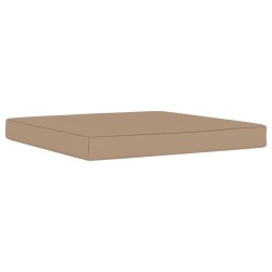Palettenkissen 60x61,5x6 cm Taupe Stoff