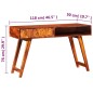 vidaXL Schreibtisch Massivholz 118 x 50 x 76 cm vidaXL Schreibtisch Massivholz 118 x 50 x 76 cm