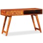 vidaXL Schreibtisch Massivholz 118 x 50 x 76 cm vidaXL Schreibtisch Massivholz 118 x 50 x 76 cm