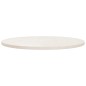 vidaXL Tischplatte Weiß Ø80x2,5 cm Massivholz Kiefer vidaXL Tischplatte Weiß Ø80x2,5 cm Massivholz Kiefer