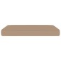 Palettenkissen 60x61,5x6 cm Taupe Stoff Palettenkissen 60x61,5x6 cm Taupe Stoff