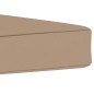Palettenkissen 60x61,5x6 cm Taupe Stoff Palettenkissen 60x61,5x6 cm Taupe Stoff