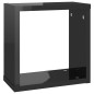 vidaXL Würfelregale 4 Stk. Hochglanz-Schwarz 30x15x30 cm vidaXL Würfelregale 4 Stk. Hochglanz-Schwarz 30x15x30 cm