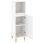 vidaXL Badschrank Weiß 30x30x100 cm Holzwerkstoff vidaXL Badschrank Weiß 30x30x100 cm Holzwerkstoff