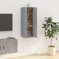 vidaXL TV-Wandschrank Grau Sonoma 40x34,5x100 cm vidaXL TV-Wandschrank Grau Sonoma 40x34,5x100 cm