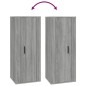 vidaXL TV-Wandschrank Grau Sonoma 40x34,5x100 cm vidaXL TV-Wandschrank Grau Sonoma 40x34,5x100 cm
