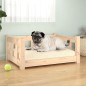 vidaXL Hundebett 65,5x50,5x28 cm Massivholz Kiefer vidaXL Hundebett 65,5x50,5x28 cm Massivholz Kiefer