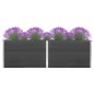 vidaXL Garten-Hochbeet 200x100x91 cm WPC Grau vidaXL Garten-Hochbeet 200x100x91 cm WPC Grau