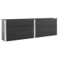 vidaXL Garten-Hochbeet 200x100x91 cm WPC Grau vidaXL Garten-Hochbeet 200x100x91 cm WPC Grau