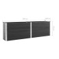 vidaXL Garten-Hochbeet 200x100x91 cm WPC Grau vidaXL Garten-Hochbeet 200x100x91 cm WPC Grau