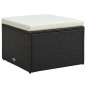 vidaXL 4-tlg. Garten-Lounge-Set mit Kissen Poly-Rattan Braun vidaXL 4-tlg. Garten-Lounge-Set mit Kissen Poly-Rattan Braun