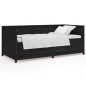 vidaXL Tagesbett Schwarz 90x200 cm Massivholz Kiefer vidaXL Tagesbett Schwarz 90x200 cm Massivholz Kiefer