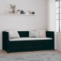 vidaXL Tagesbett Schwarz 90x200 cm Massivholz Kiefer vidaXL Tagesbett Schwarz 90x200 cm Massivholz Kiefer