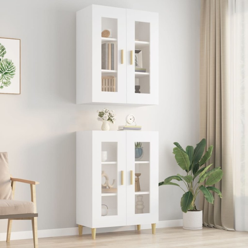 vidaXL Hängeschrank Weiß 69,5x34x90 cm vidaXL Hängeschrank Weiß 69,5x34x90 cm