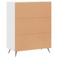 vidaXL Sideboard Weiß 69,5x34x90 cm Holzwerkstoff vidaXL Sideboard Weiß 69,5x34x90 cm Holzwerkstoff