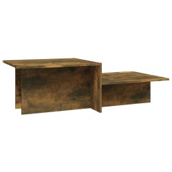 vidaXL Couchtisch Räuchereiche 111,5x50x33 cm Holzwerkstoff