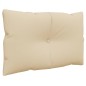 Palettenkissen 3-tlg. Beige Stoff Palettenkissen 3-tlg. Beige Stoff