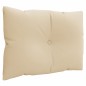 Palettenkissen 3-tlg. Beige Stoff Palettenkissen 3-tlg. Beige Stoff