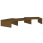 vidaXL Monitorständer Honigbraun 60x24x10,5 cm Massivholz Kiefer vidaXL Monitorständer Honigbraun 60x24x10,5 cm Massivholz Kiefer