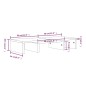 vidaXL Monitorständer Honigbraun 60x24x10,5 cm Massivholz Kiefer vidaXL Monitorständer Honigbraun 60x24x10,5 cm Massivholz Kiefer