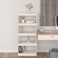 vidaXL Bücherregal Raumteiler Weiß 60x30x135,5 cm Massivholz Kiefer vidaXL Bücherregal Raumteiler Weiß 60x30x135,5 cm Massivholz Kiefer