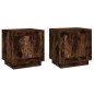 vidaXL Nachttische 2 Stk. Räuchereiche 44x35x45 cm Holzwerkstoff vidaXL Nachttische 2 Stk. Räuchereiche 44x35x45 cm Holzwerkstoff