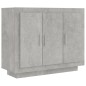 vidaXL Sideboard Betongrau 92x35x75 cm Holzwerkstoff vidaXL Sideboard Betongrau 92x35x75 cm Holzwerkstoff