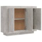 vidaXL Sideboard Betongrau 92x35x75 cm Holzwerkstoff vidaXL Sideboard Betongrau 92x35x75 cm Holzwerkstoff