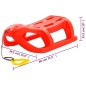 vidaXL Schlitten Rot 80x39,5x25,5 cm Polypropylen vidaXL Schlitten Rot 80x39,5x25,5 cm Polypropylen