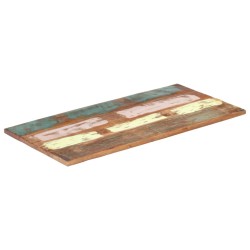 vidaXL Tischplatte Rechteckig 60x120 cm 25-27 mm Altholz Massiv