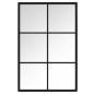 vidaXL Wandspiegel Schwarz 60x40 cm Metall vidaXL Wandspiegel Schwarz 60x40 cm Metall