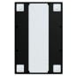 vidaXL Wandspiegel Schwarz 60x40 cm Metall vidaXL Wandspiegel Schwarz 60x40 cm Metall