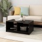 vidaXL Couchtisch Schwarz 75x50x33,5 cm Massivholz Kiefer vidaXL Couchtisch Schwarz 75x50x33,5 cm Massivholz Kiefer