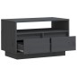vidaXL TV-Schrank Grau 60x35x37 cm Massivholz Kiefer vidaXL TV-Schrank Grau 60x35x37 cm Massivholz Kiefer