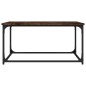 vidaXL Couchtisch Räuchereiche 80x50x40 cm Holzwerkstoff und Eisen