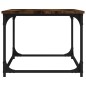 vidaXL Couchtisch Räuchereiche 80x50x40 cm Holzwerkstoff und Eisen