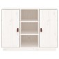 vidaXL Sideboard Weiß 100x40x75 cm Massivholz Kiefer vidaXL Sideboard Weiß 100x40x75 cm Massivholz Kiefer