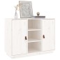 vidaXL Sideboard Weiß 100x40x75 cm Massivholz Kiefer vidaXL Sideboard Weiß 100x40x75 cm Massivholz Kiefer