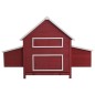 vidaXL Hühnerstall Rot 157x97x110 cm Holz vidaXL Hühnerstall Rot 157x97x110 cm Holz