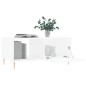 vidaXL Couchtisch Weiß 90x50x40 cm Holzwerkstoff vidaXL Couchtisch Weiß 90x50x40 cm Holzwerkstoff