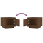 vidaXL Couchtisch Braun Eichen-Optik 51x50x45 cm Holzwerkstoff vidaXL Couchtisch Braun Eichen-Optik 51x50x45 cm Holzwerkstoff