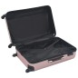 vidaXL Hartschalen-Trolley-Set 3 Stk. Roségold ABS vidaXL Hartschalen-Trolley-Set 3 Stk. Roségold ABS