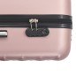 vidaXL Hartschalen-Trolley-Set 3 Stk. Roségold ABS vidaXL Hartschalen-Trolley-Set 3 Stk. Roségold ABS